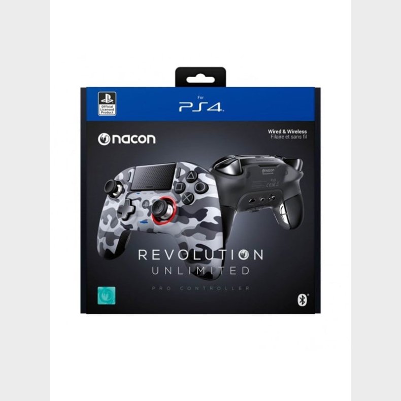 NACON Revolution Unlimited Pro Controller - Camo Grey - Controller - Sony PlayStation 4