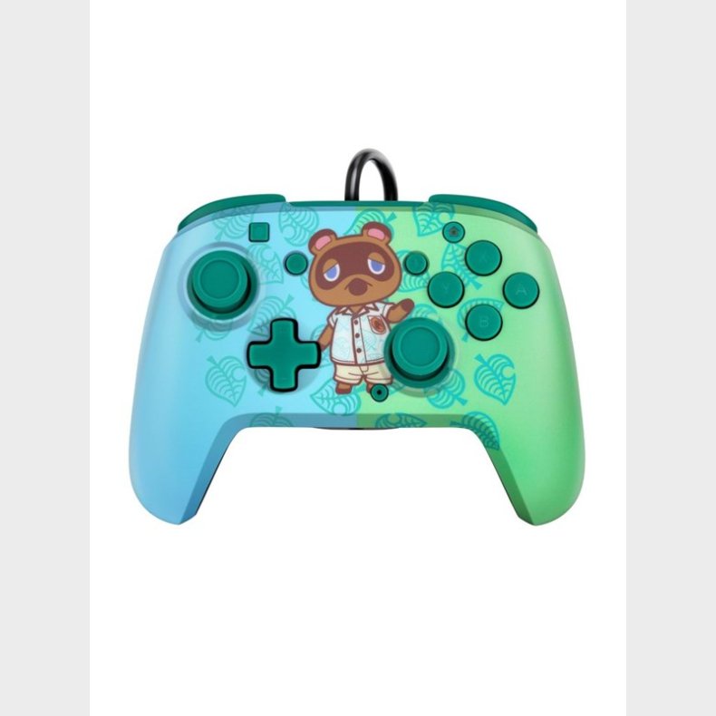 PDP Faceoff Deluxe+ Audio Wired Controller - Animal Crossing Tom Nook - Controller - Nintendo Switch