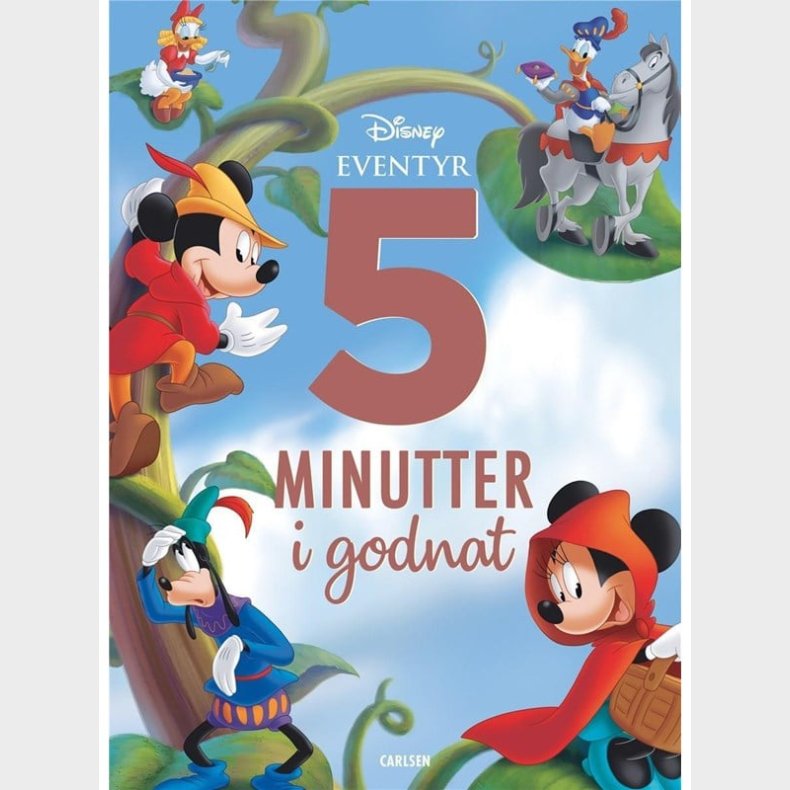 Fem minutter i godnat - Disney eventyr - Brnebog - hardcover