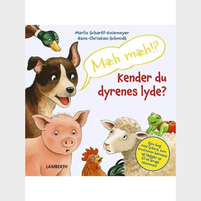 Mh mh!? Kender du dyrenes lyde? - Brnebog - hardcover