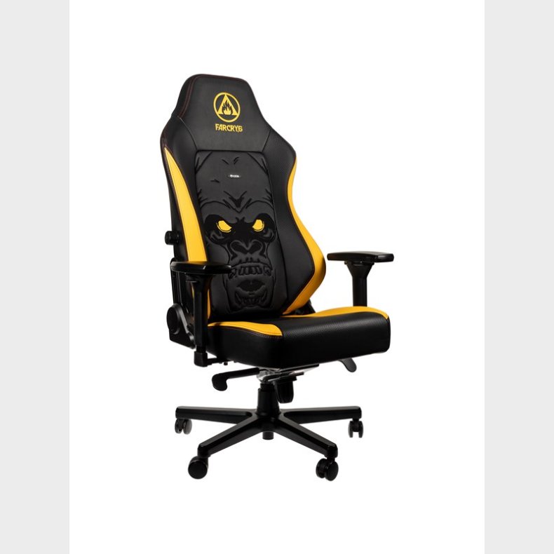 noblechairs HERO Gaming Chair - Far Cry 6 Special Edition Gamer Stol - Sort / Gul - PU Lder - Op til 150 kg