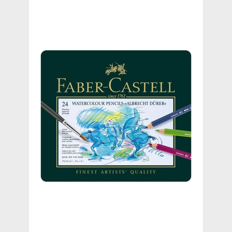 Faber Castell Watercolour pencil Albrecht D&uuml;rer tin of 24