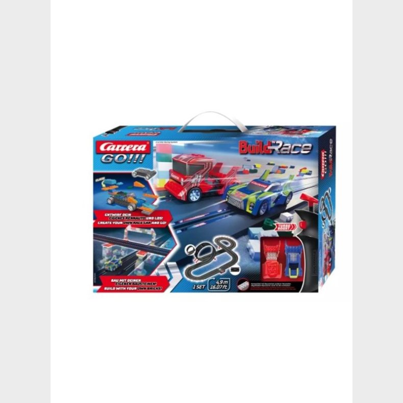 Carrera GO!!! Build &apos;n Race - Racing Set 4.9