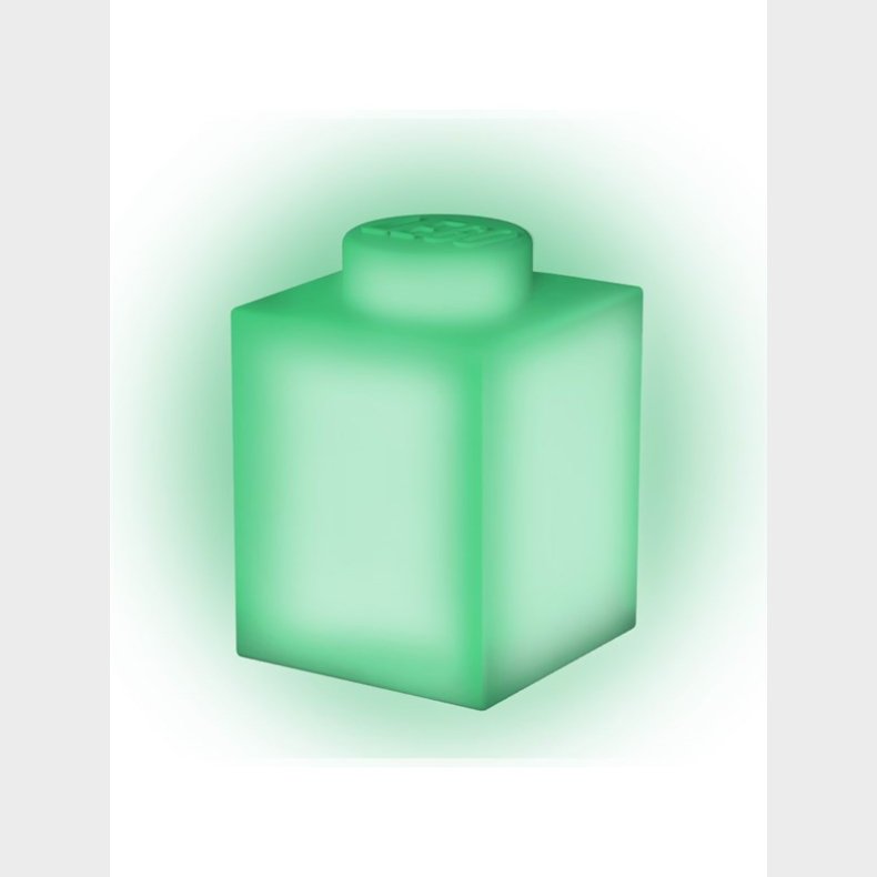 Euromic LEGO Classic Silicone Brick 1000% night light with LEDlite- GREEN