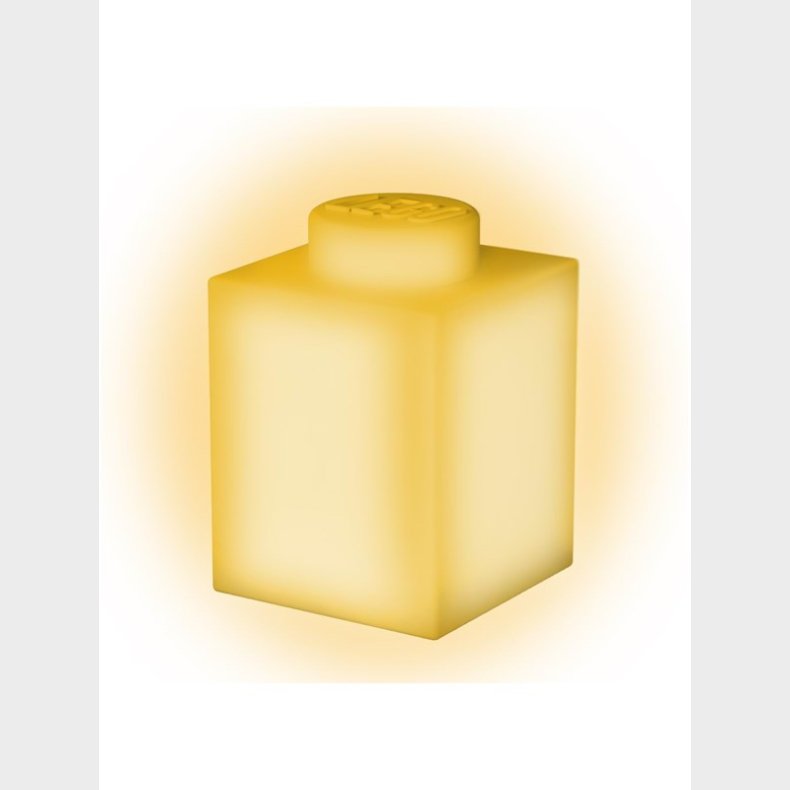 Euromic LEGO Classic Silicone Brick 1000% night light with LEDlite- YELLOW