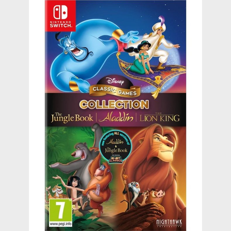 Disney Classic Games: The Jungle Book, Aladdin &amp; The Lion King - Nintendo Switch - Platformer