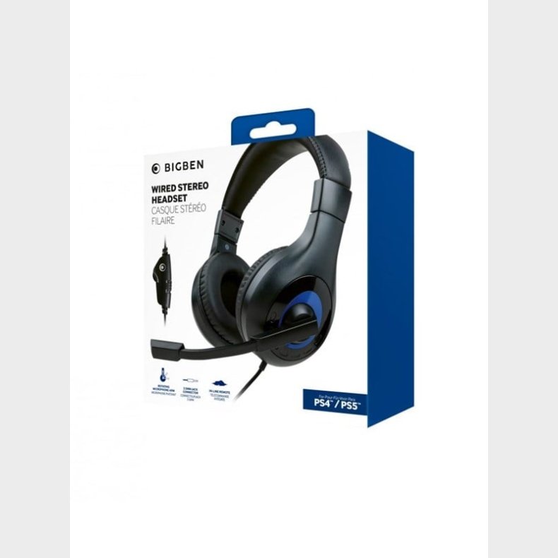 BigBen Interactive Stereo Gaming Headset V1 - Black