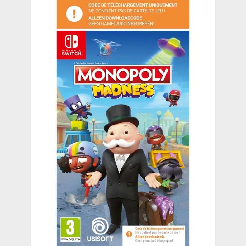 Monopoly Madness (Code in a Box) - Nintendo Switch - Entertainment