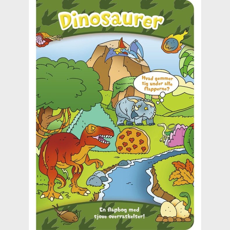 Den store flapbog: Dinosaurer - Brnebog - hardcover