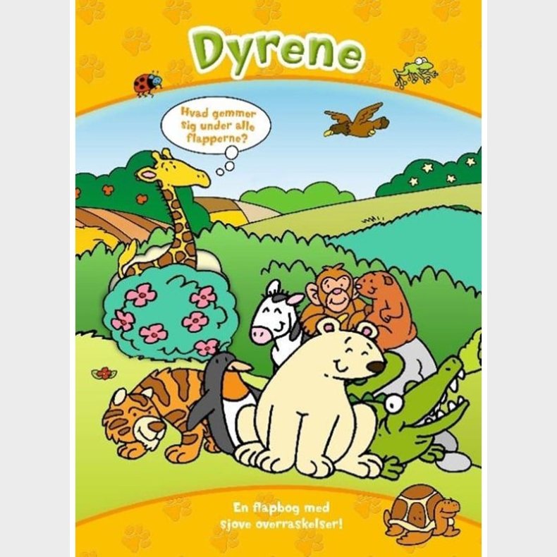 Den store flapbog: Dyrene - Brnebog - hardcover