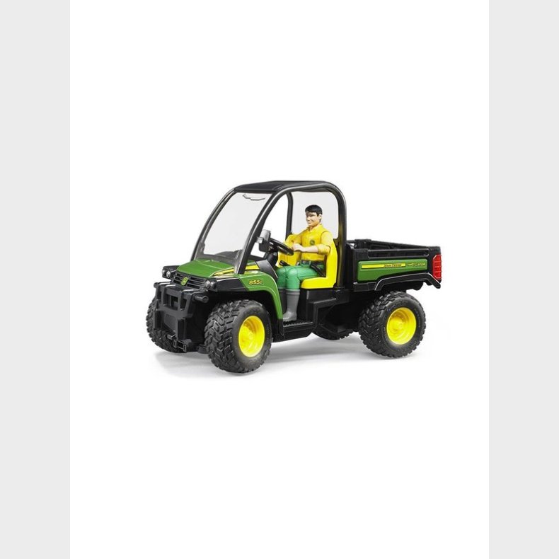 Bruder John Deere Gator XUV 855D with driver