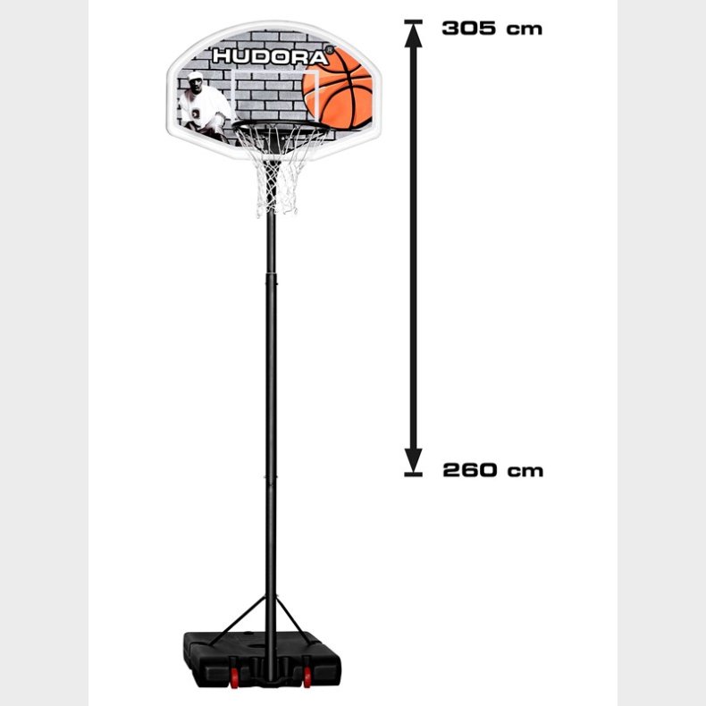 Hudora Basketball Stand Pro XXL