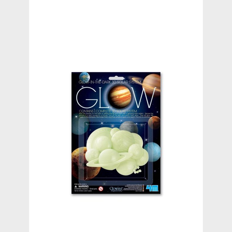 4M Glow 3D solar system