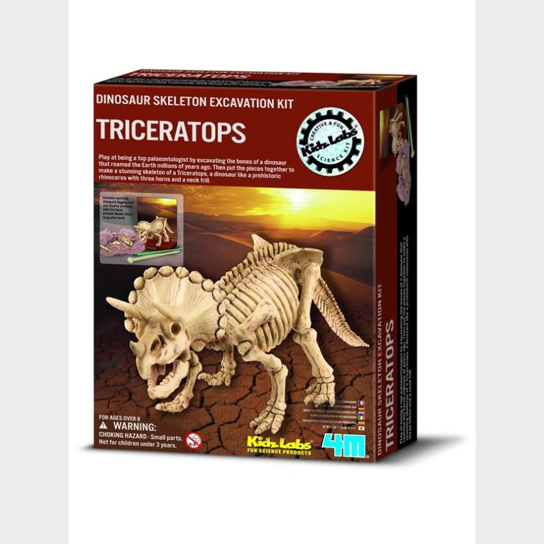 4M Kidz Labs/Dig a triceratops skeleton