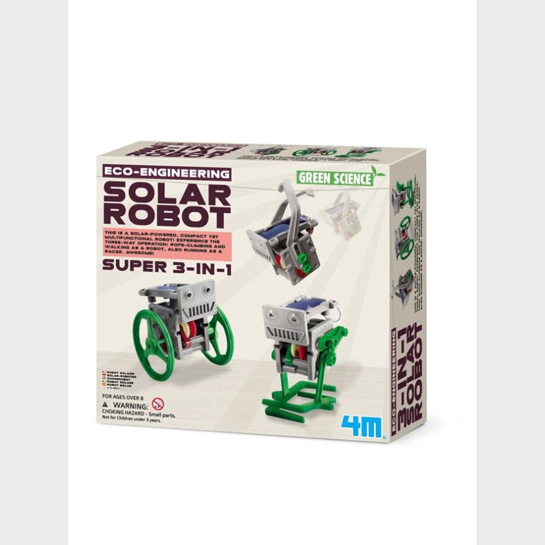 4M Eco-Engineering/3-in-1 mini solar robot