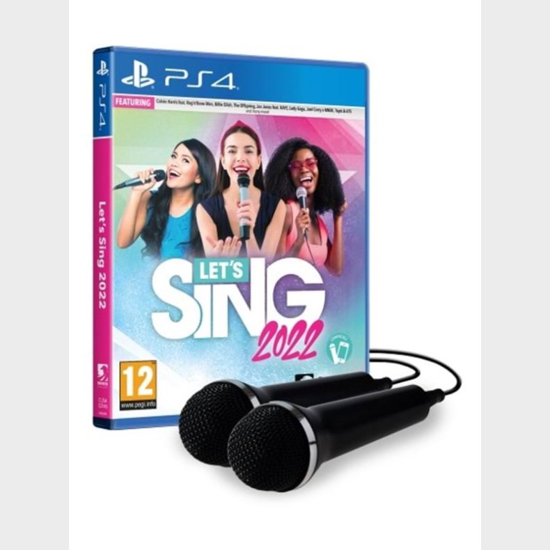 Let&apos;s Sing 2022 + 2 Microphones (French &amp; English Songs) - Sony PlayStation 4 - Musik