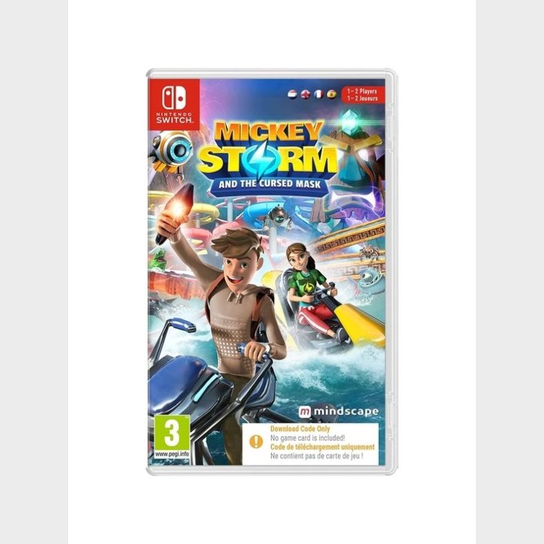 Mickey Storm and the Cursed Mask (Code in a Box) - Nintendo Switch - Action