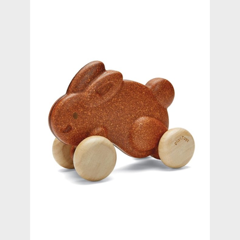 PLANTOYS Push along bunny - brown