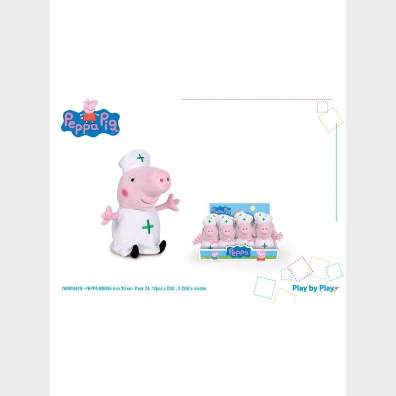 Peppa Pig Peppa nurse eco 20 cm