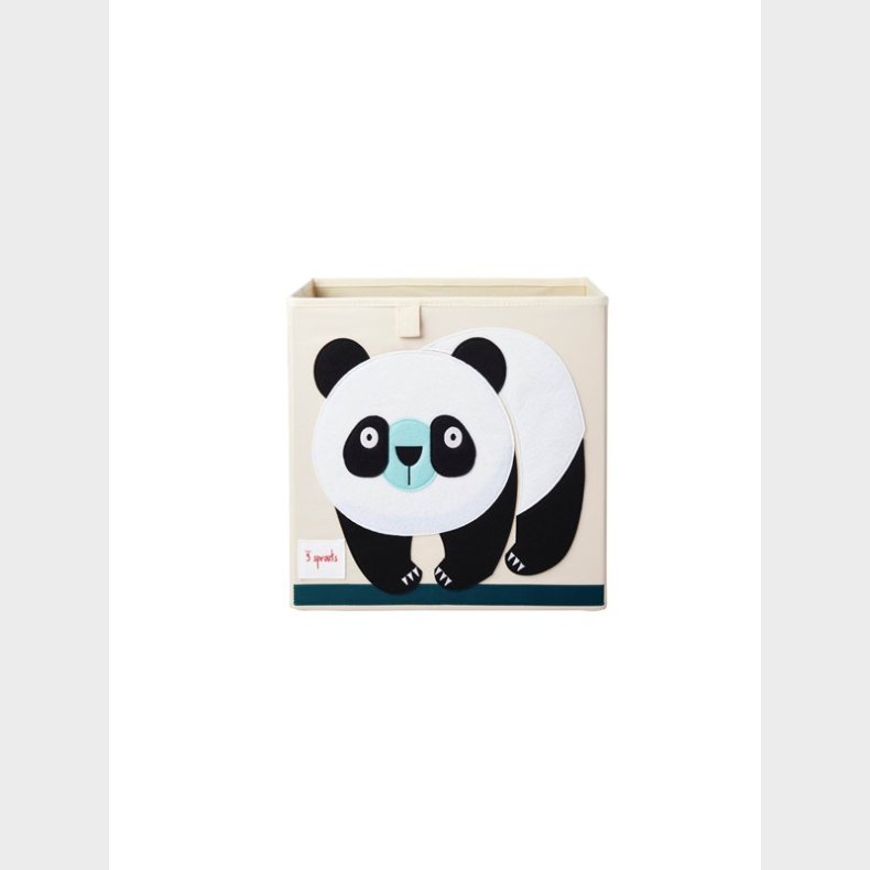 3 Sprouts Storage Box - Black &amp; White Panda