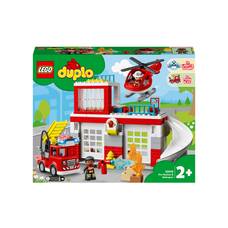 LEGO DUPLO 10970 Brandstation og helikopter