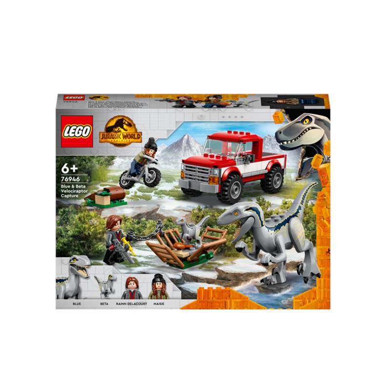 LEGO Jurassic World 76946 Blue og Beta - velociraptor-fangst