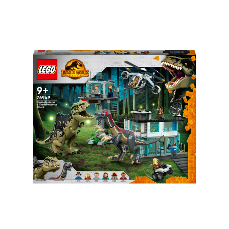 LEGO Jurassic World 76949 Giganotosaurus og therizinosaurus-angreb