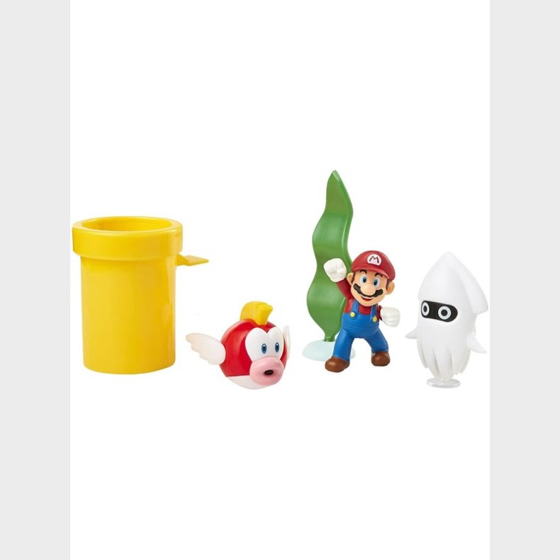 Jakks Super Mario 2.5 Inch Diorama Underwater Set