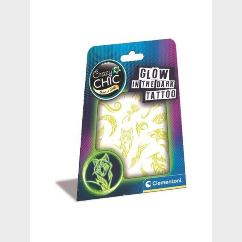 Clementoni Crazy Chic Glow in the dark Tattoo