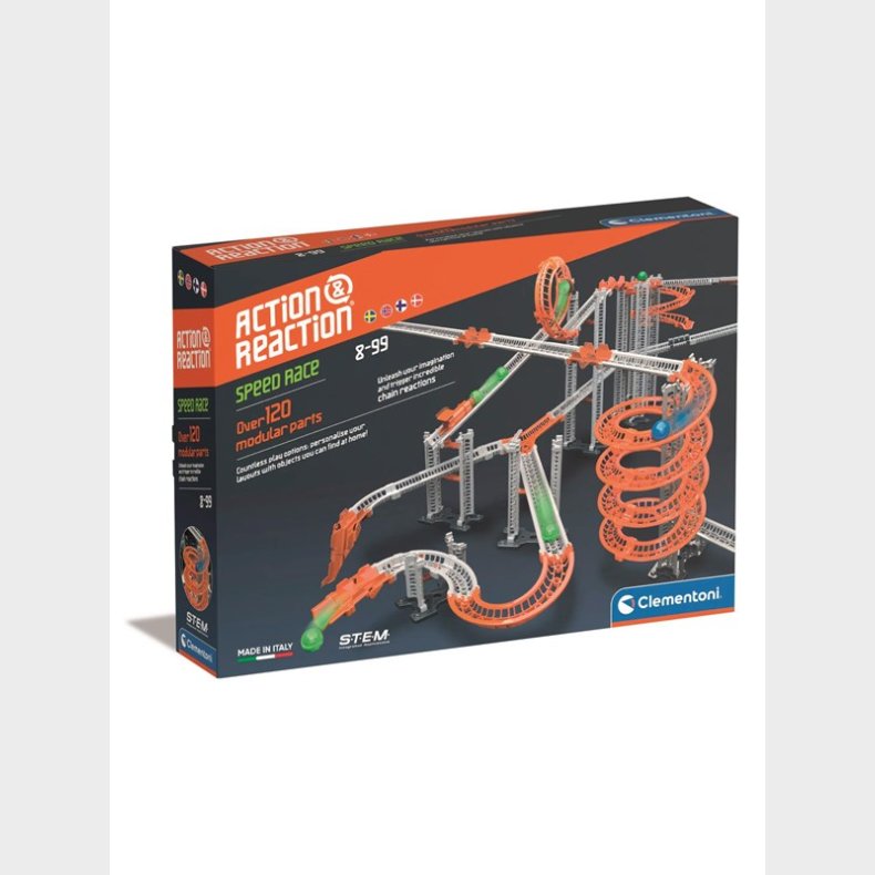 Clementoni Action &amp; Reaction Speed Race Kit