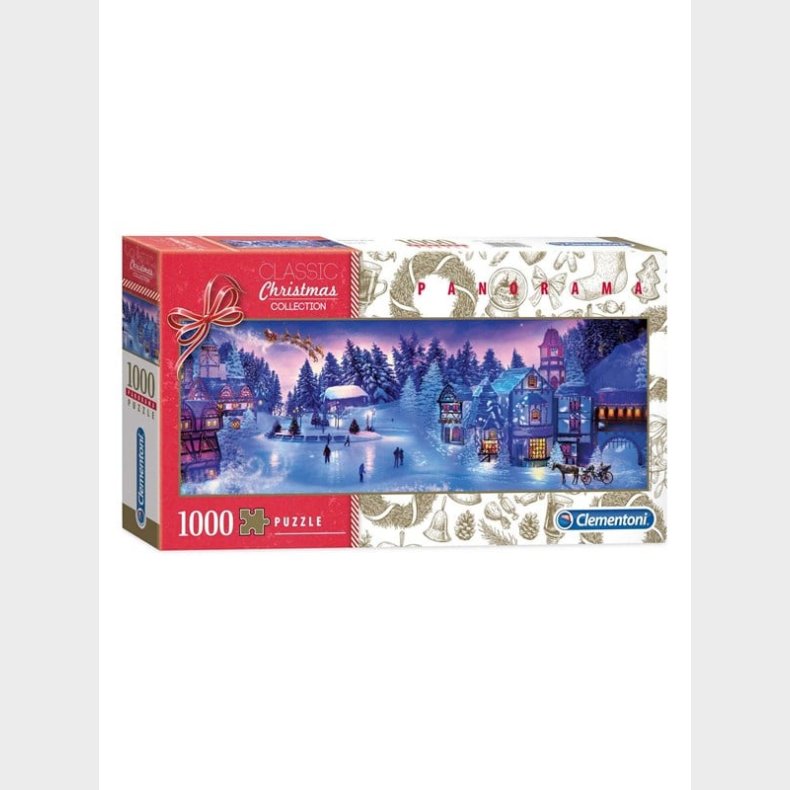 Clementoni 1000 pcs High Quality Collection Panorama Christmas Dream