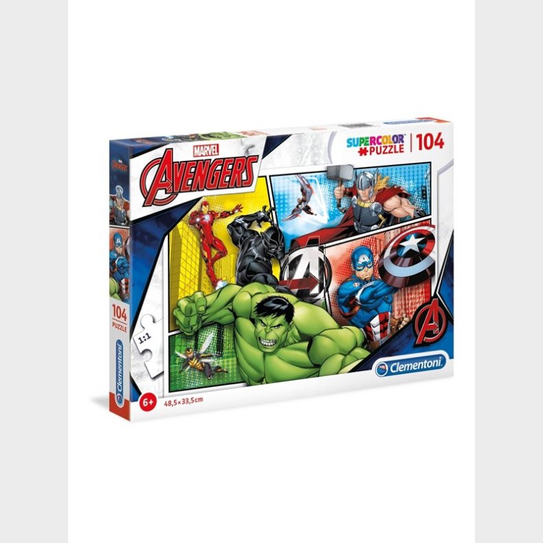 Clementoni 104 pcs Puslespil Kids Avengers