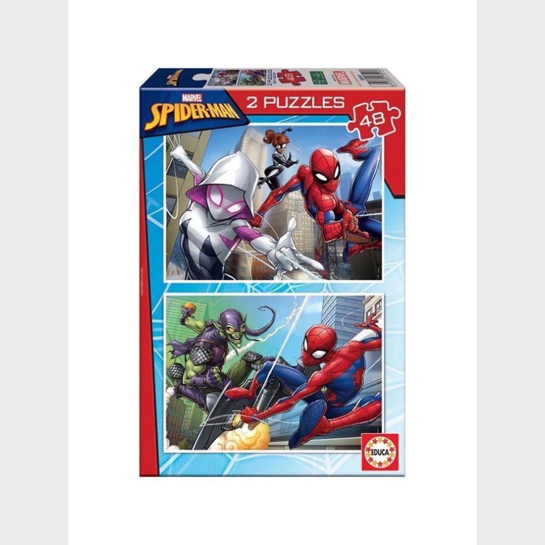 Educa Puslespil Spider-Man 2x48 3D Puslespil