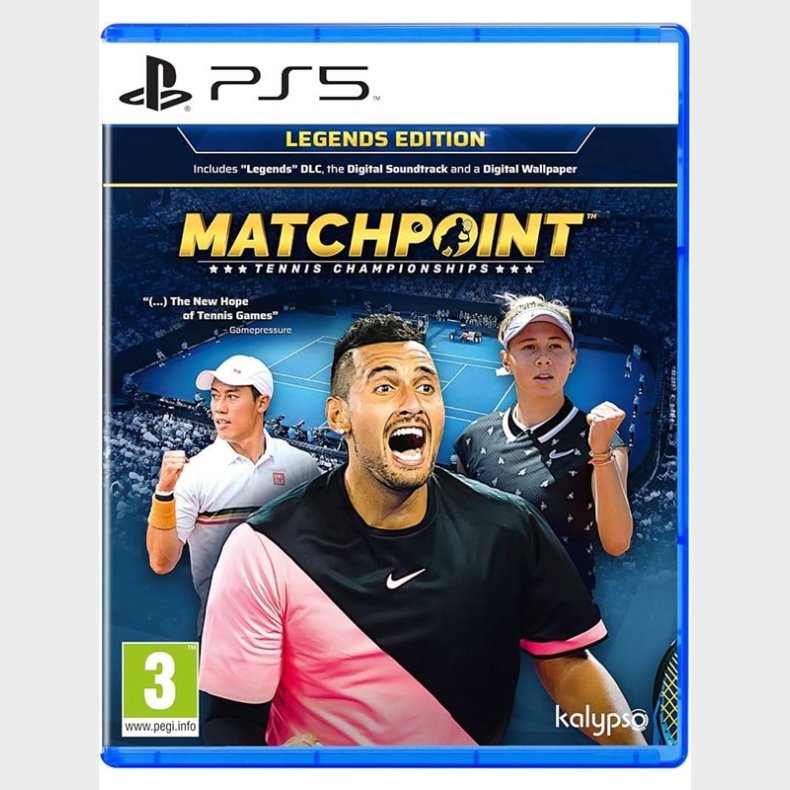 Matchpoint: Tennis Championships (Legends Edition) - Sony PlayStation 5 - Sport