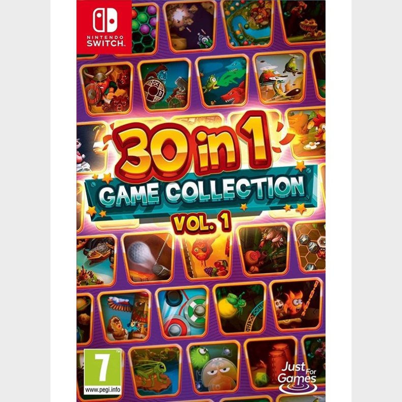 30-in-1 Game Collection: Vol. 1 (Code in a Box) - Nintendo Switch - Fest