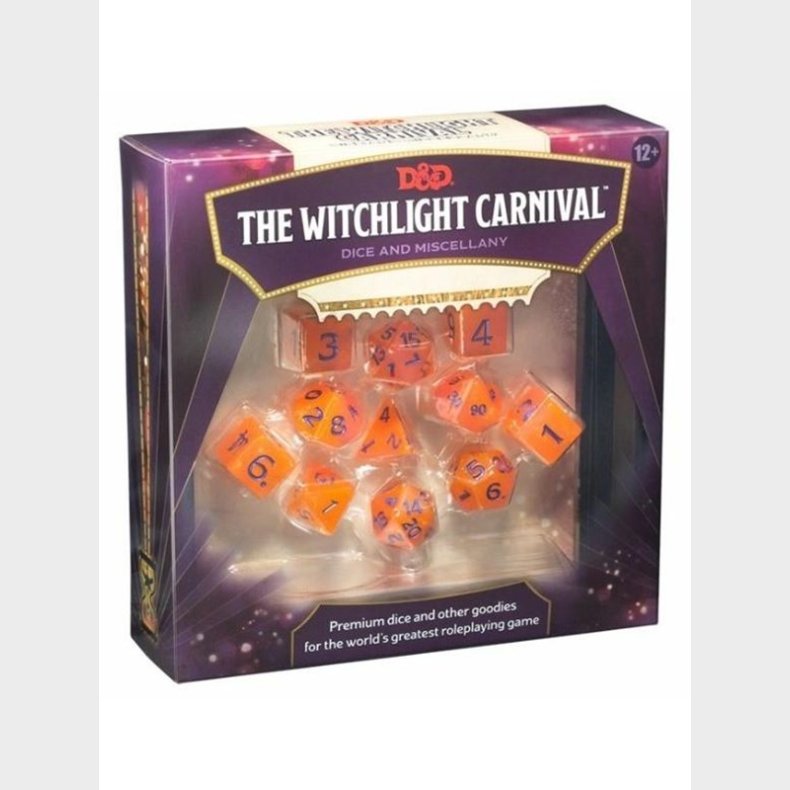 Dungeons &amp; Dragons 5th Witchlight Carnival Dice Set