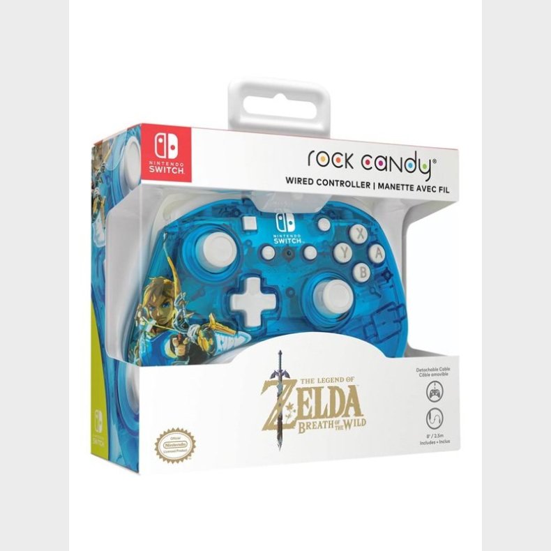 PDP Rock Candy Wired Controller - Berry Brave Link - Controller - Nintendo Switch