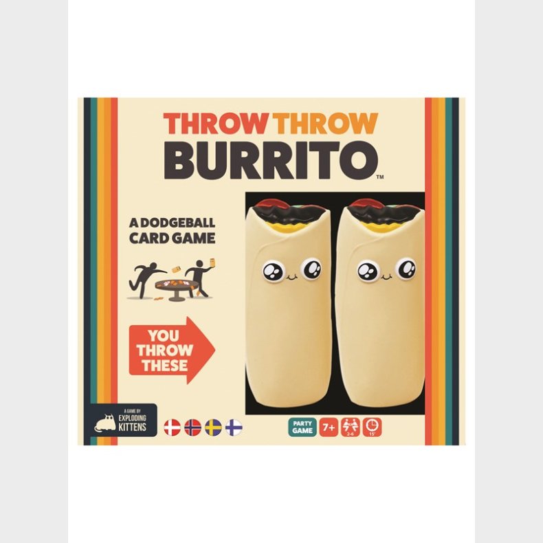 Exploding Kittens Throw Throw Burrito Nordic