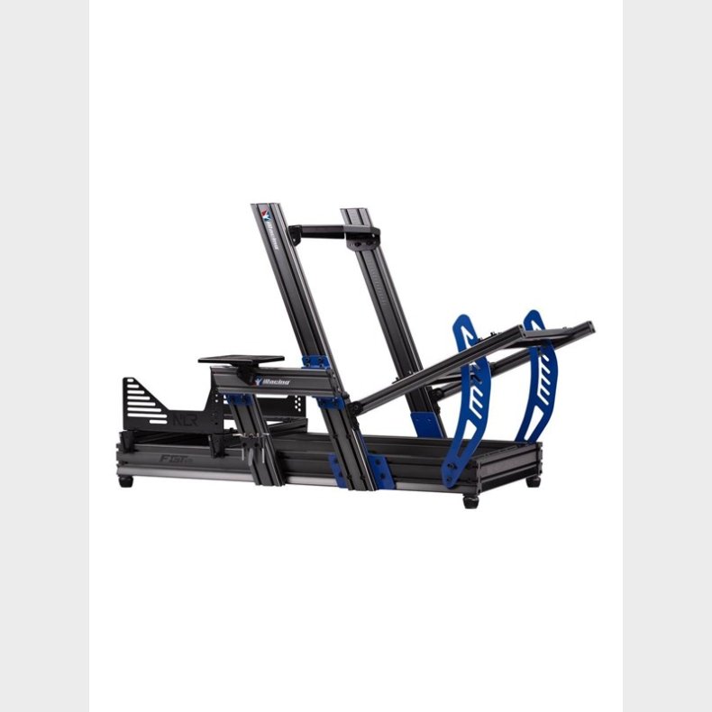 Next Level Racing F-GT Elite iRacing Edition - racing simulator cockpit frame - aluminium carbon steel - carbon grey Gaming stol cockpit ramme - Aluminium - Op til 150 kg