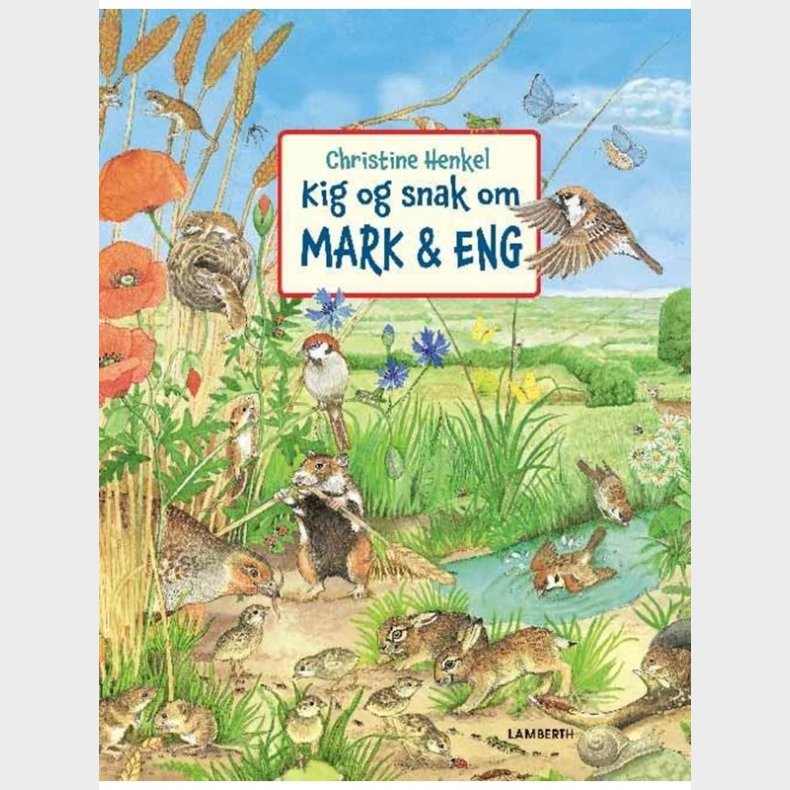 Kig og snak om mark og eng - Brnebog - Board books