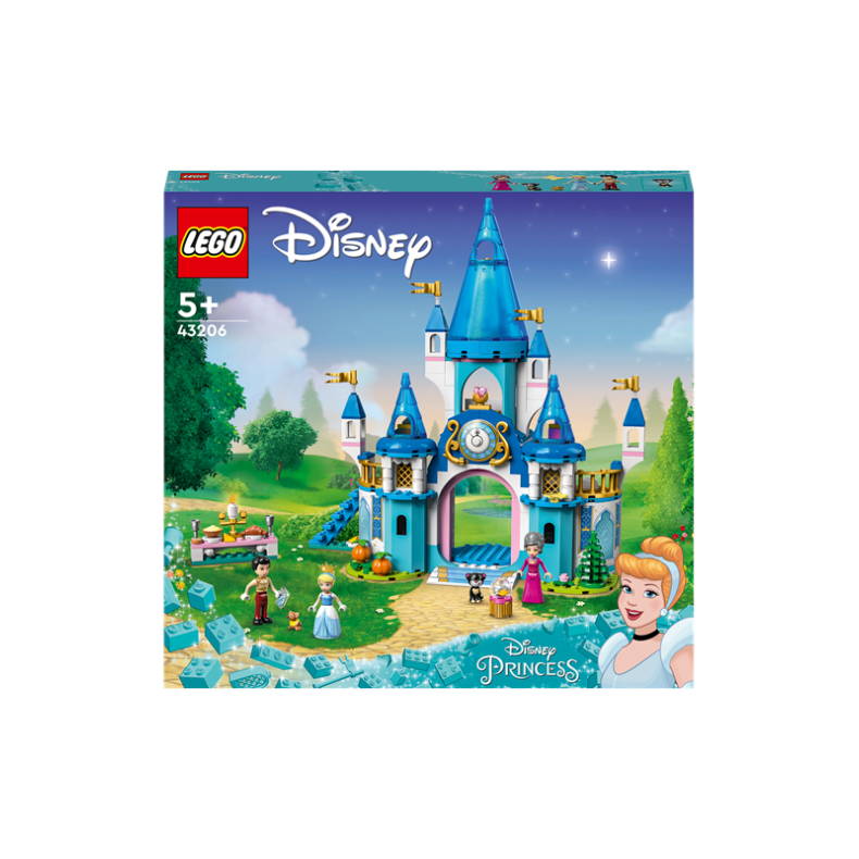 LEGO Disney 43206 Askepot og prinsens slot