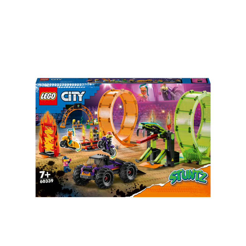 LEGO City 60339 Stuntarena med dobbelt loop