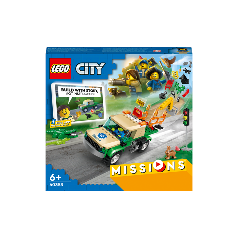 LEGO City 60353 Redningsmissioner for vilde dyr