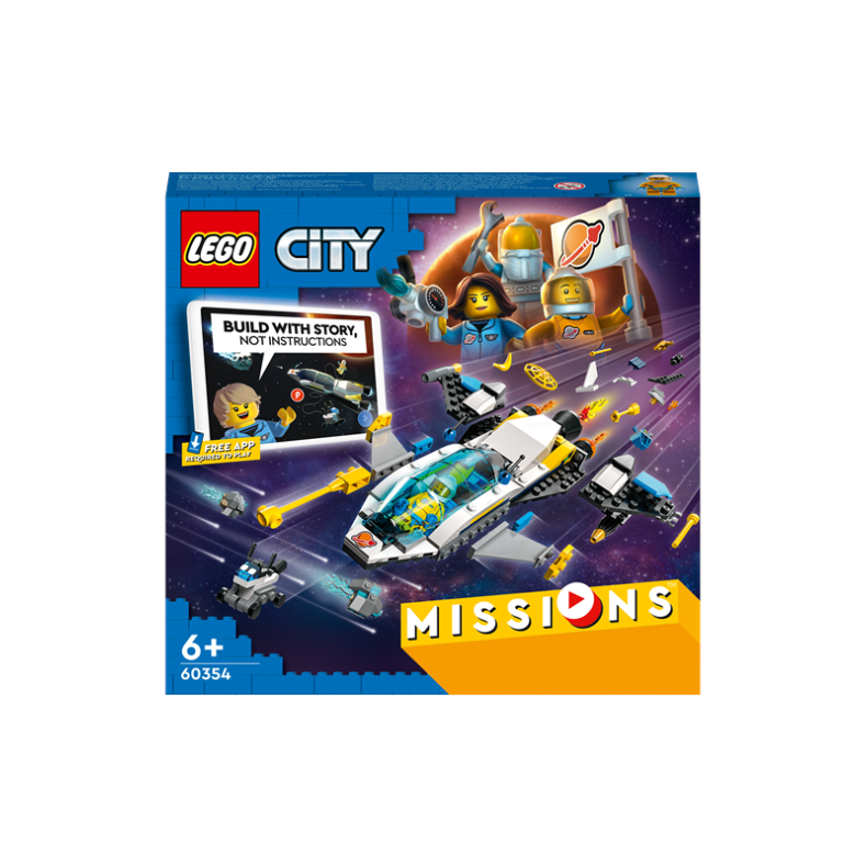 LEGO City 60354 Udforskningsmissioner med Mars-rumfartjer