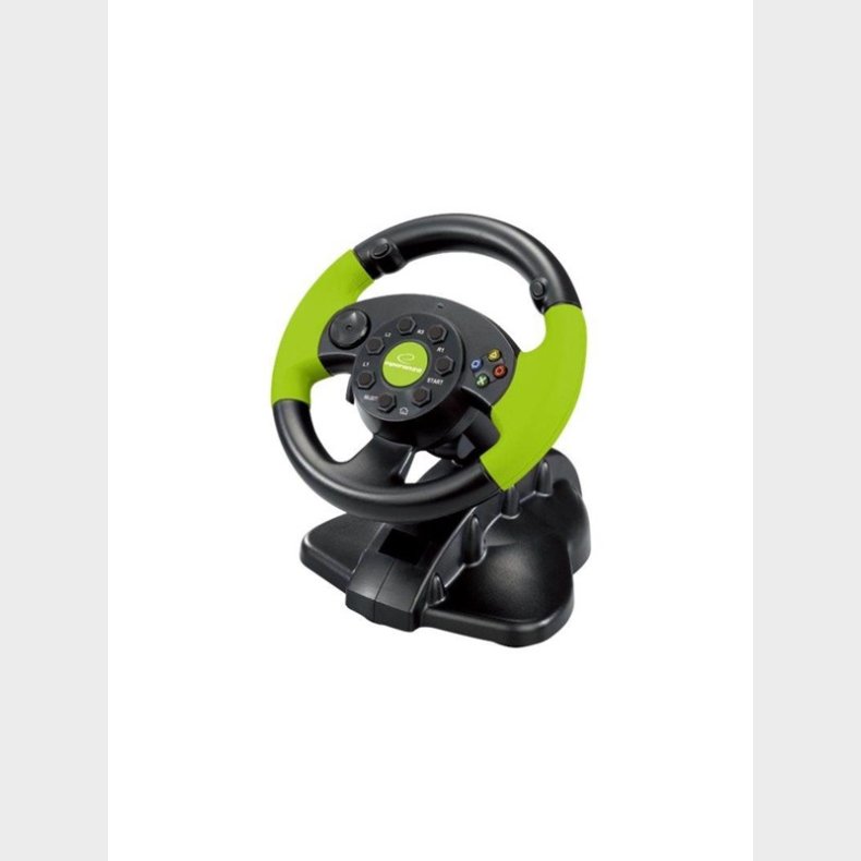 Esperanza Steering Wheel High Octane XBOX Edition - Steering wheel &amp; Pedal set - Microsoft Xbox 360