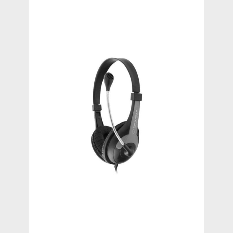 Esperanza Stereo Headphones With Microphone Rooster Grey