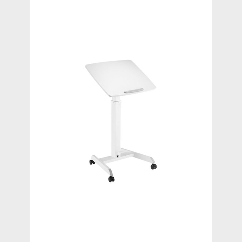 Deltaco OFFICE Height-adjustable workstation White Gamer Bord