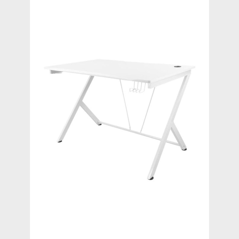 Deltaco Gaming Table - White Gamer Bord