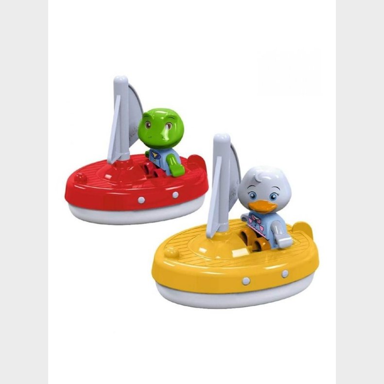 Aquaplay 2 sejlskibe m/figurer