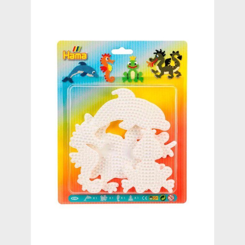 Hama Perler Perleplades - Animals 4stk.